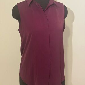 Simons Plum Sleeveless Blouse